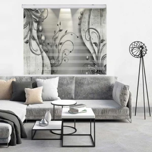پرده زبرا زیو کد 3D1297 سایز 150x150 سانتی متر
