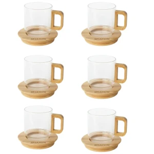 سرویس چای خوری 12 پارچه 6 نفره شاهین مدل SHN_120