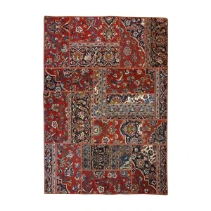 کلاژ فرش دستبافت سه متری مدل چهل تکه کد N.K.P.CO.C14