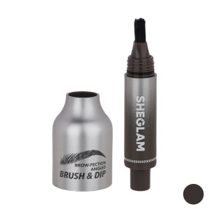 سایه ابرو شیگلم مدل angled brush&dip truffle