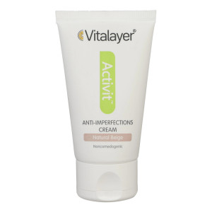 کرم ضد جوش رنگی ویتالیر سری Activit مدل Natural Tinted حجم 40 میلی لیتر