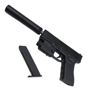 ست تفنگ بازی مدل کلت لیزردار metal p-180