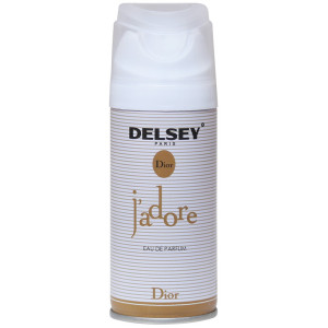 اسپری خوشبو کننده بدن زنانه دلسی مدل Dior Jadore حجم 150 میلی لیتر