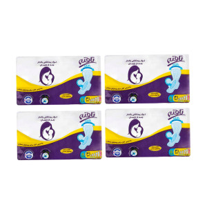 پد بعد از زایمان تافته مدل Soft مجموعه 4 عددی