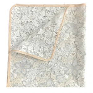 سفره 12 نفره مدل رویال طرح گیپور کد 05 سایز 250×140 سانتی متر