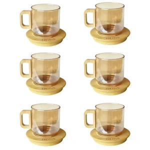 سرویس چای خوری 12 پارچه 6 نفره شاهین مدل SHN_121