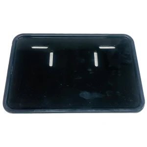قاب پلاک موتور سیکلت وارون مدل فلزی کد W-118-BLK