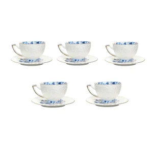 سرویس چای خوری 10 پارچه 5 نفره شاهین مدل Mavi