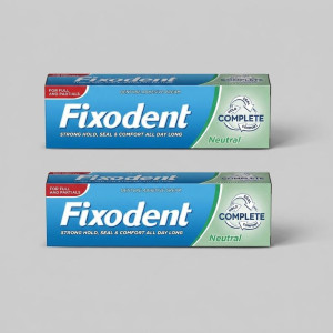 چسب دندان مصنوعی فیکسودنت مدل Neutral وزن 47 گرم مجموعه 2 عددی