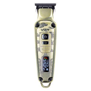 ماشین اصلاح موی صورت شارژی وی جی ار مدل 901 PRO PLUS با تیغه تیتانیوم، قابلیت صفر زنی، شارژ سریع و 4 شانه تنظیم ارتفاع