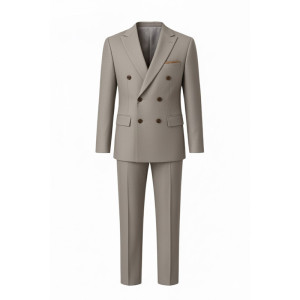 کت و شلوار مردانه مدل دبل برست شش دکمه