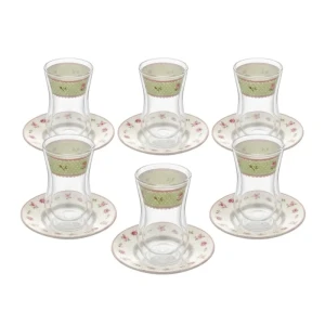 سرویس چای خوری 12 پارچه 6 نفره آنجلا مدل ZP-316