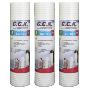 فیلتر دستگاه تصفیه کننده آب سی سی کا مدل SC-10-5 بسته 3 عددی