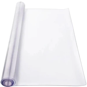 رومیزی مدل طلق شفاف سایز 140x80 سانتی‌متر
