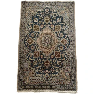 کلاژ کناره دستباف 2 متری مدل فارس کد Nkpa.ha.f77 زمینه کرم
