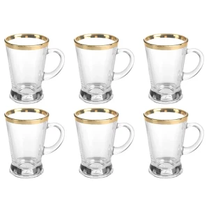 استکان پاشاباغچه سری هیبلی کد 55073 بسته 6 عددی