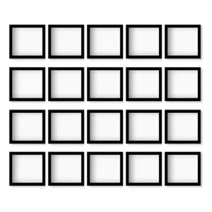 قاب عکس بکلیت مدل 30x30-215 مجموعه 20 عددی