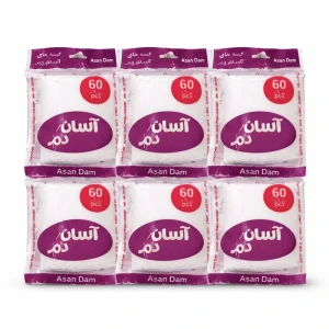 فیلتر چای آسان دم مدل کیسه ای 6 بسته 60 عددی