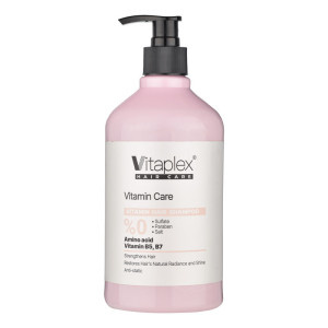 شامپو مو ویتاپلکس مدل Vitamin Care 01 مناسب موهای خشک و معمولی حجم 500 میلی لیتر