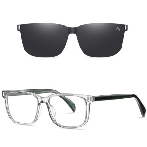 فریم عینک طبی ویفرر (Wayfarer) آلبرت وگ مدل CG-7201-C644-P109 مناسب برای انواع صورت به همراه کاور آفتابی