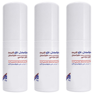 لوسیون تقویت کننده مو ناژو مدل ماینوکسیدیل 5 درصد مناسب برای انواع مو حجم 60 میلی لیتر بسته 3 عددی