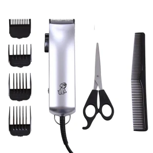 ست ماشین اصلاح و قیچی مو حیوانات خانگی وایکیل مدل WL-501 ۴ عددی