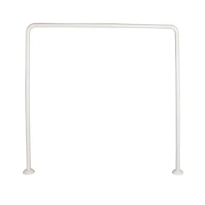 میله پرده حمام پیسو مدل U-AL سایز 90x90 سانتی متر