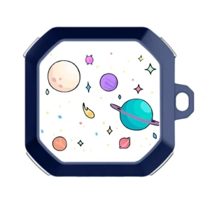 کاور طرح Colorful Space مناسب برای کیس هدفون سامسونگ Galaxy Buds Live  Buds Pro  Buds 2  Buds 2 Pro