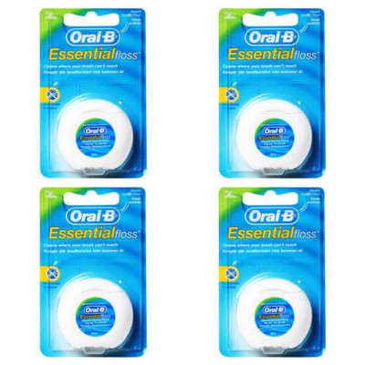 نخ دندان اورال-بی مدل ESSENTIAL FLOSS بسته 4 عددی