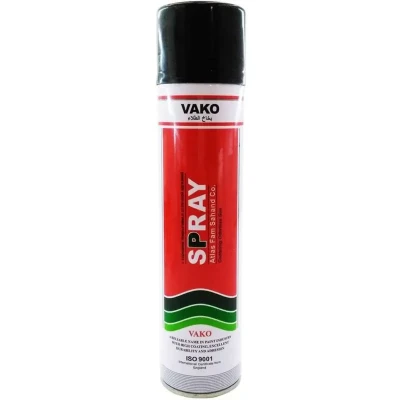 اسپری رنگ مشکی مات واکو کد vak617 حجم 300 میلی متر