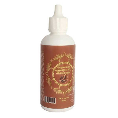 روغن تقویت کننده مو و ریش و سبیل مرهم یاب مدل قارچ گانودرما حجم 80 میلی لیتر