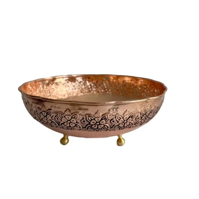 شکلات خوری مسی مدل آفتاب گردان کد ZH321.11
