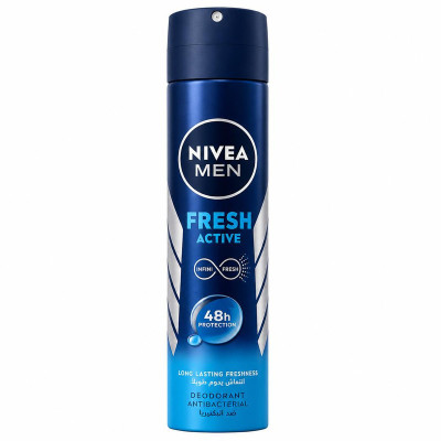 اسپری ضدتعریق مردانه نیوآ مدل 48H Fresh Active حجم 200 میلی‌لیتر