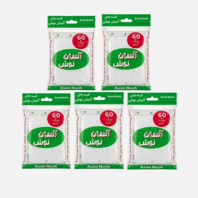 فیلتر چای آسان نوش مدل 60M پنج بسته 60 عددی