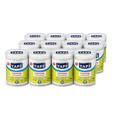 گوش پاک‌کن تاپز مدل Cup12 دوازده بسته 100 عددی