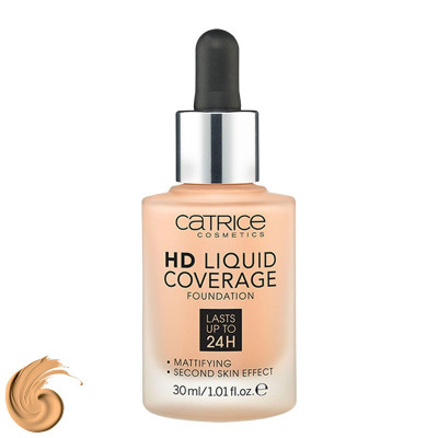 کرم پودر کاتریس سری HD مدل Liquid Coverage شماره 030
