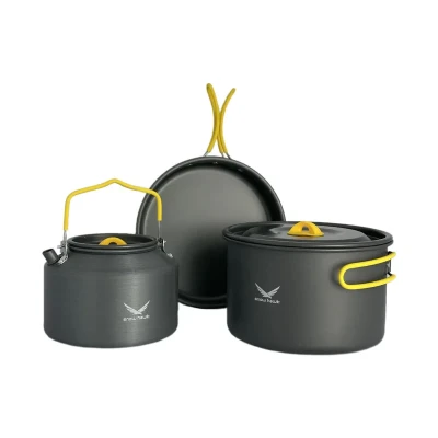 مجموعه ظروف 3 نفره کمپینگ اسنوهاوک مدل SN-T111