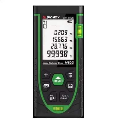 متر لیزری سندوی مدل SW-M50G برد 50 متر