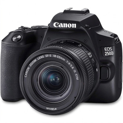 دوربین دیجیتال کانن مدل EOS 250D به همراه لنز 55-18 میلی متر IS STM