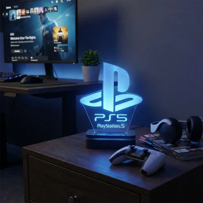 چراغ خواب طرح PS5 مدل هفت رنگ