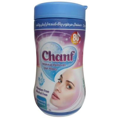دستمال مرطوب چانف کد 001 بسته 80 عددی
