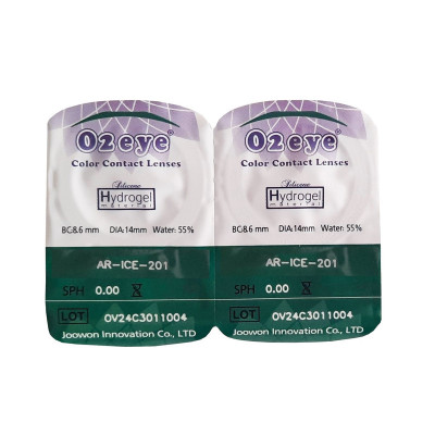 لنز چشم 02آی مدل Hydrogel شماره 201 رنگ عسلی روشن