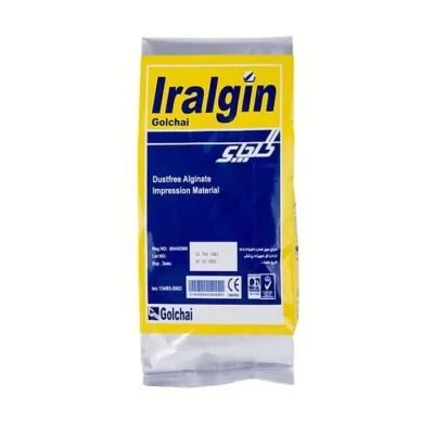 آلژینات قالبگیری گلچای مدل iralgin وزن 450 گرم