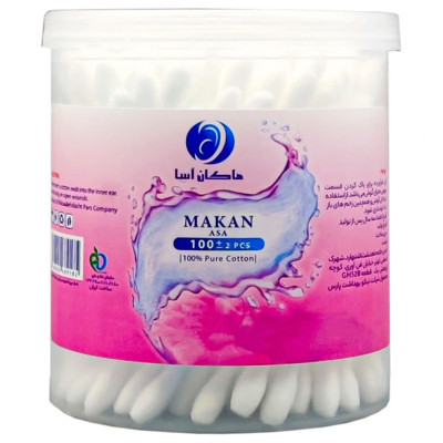 گوش پاک‌کن ماکان آسا مدل pure ctn بسته 100 عددی