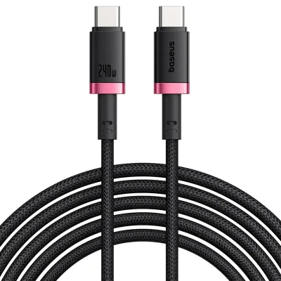کابل تبدیل USB-C بیسوس مدل Dura Series 240W طول 1 متر