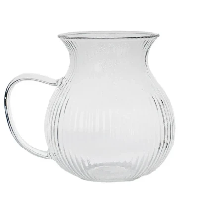 استکان مدل کمر باریک شیار دار مجموعه 6 عددی