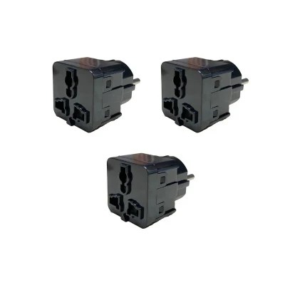 مبدل برق خیام الکتریک مدل KH8022 بسته 3 عددی