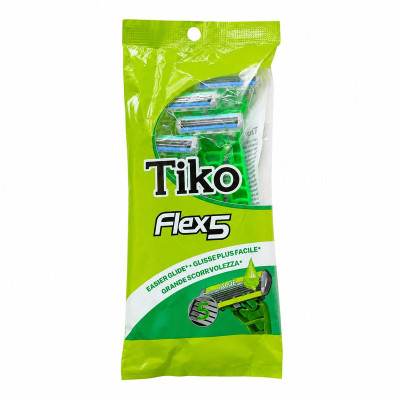 خودتراش تیکو مدل flex پنج لبه بسته 4 عددی