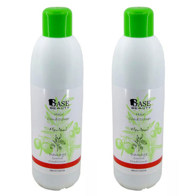نرم کننده مو بیس بیوتی مدل Herbal2 حجم 1000 میلی لیتر مجموعه 2 عددی
