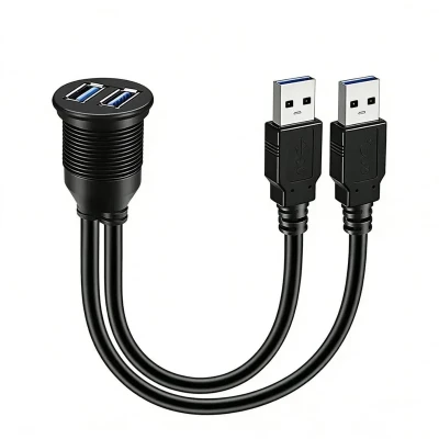 پورت پنلی خودرو مدل دوال USB.3